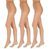 L'eggs Everyday Control Top Sheer Toe Pantyhose for All Day Comfort, 100% Nylon, Nude, Size Q (Pack of 3)