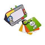 Baby Einstein Flip For Art High Contrast Floor Activity Mirror with Take Along Cards, Tummy Time Play, Newborn+