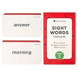 Think Tank Scholar 2nd Grade Sight Words Flash Cards (Second Grade) Pack - 100+ Dolch & Fry High Freqency Flashcards - Learn to Read, Learning for Kids Ages 6,7,8,9 Homeschool/Classroom/Remote