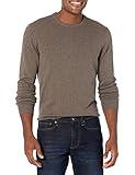 Amazon Essentials Men's Crewneck Sweater (Available in Big & Tall), Brown Heather, Medium