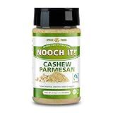 NOOCH IT! Certified Fair Trade Cashew Parmesan (4oz) – Vegan Parmesan Cheese, Dairy-Free, Organic, Gluten-Free, Tasty Cashew Parm Alternative