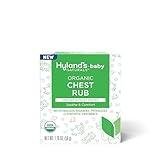 Hyland's Baby Organic Chest Rub, Soothe and Comfort, with Organic Lavender, Peppermint, and Chamomile Flower Oil, Safe and Gentle, Dermatologist Tested, 1.76 Oz, Infant
