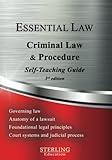 Criminal Law & Procedure: Essential Law Self-Teaching Guide (Essential Law Self-Teaching Guides)