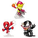 Marvel Spider-Man Mighty-Verse Collection Series 1 Multipack, 3 Collectible 2.5-Inch Action Figures, Super Hero Toys for 4 Year Old Kids and Up (Amazon Exclusive)