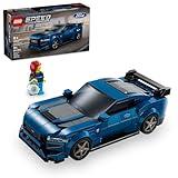 LEGO Speed Champions Ford Mustang Dark Horse Sports Car Toy, Buildable Ford Mustang Toy for Kids, Blue Toy Car Model Set, Gift Idea for Boys and Girls Aged 9 Years Old and Up, 76920