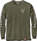 Legendary Whitetails Men's Non-Typical Long Sleeve T-Shirt, Army, Large