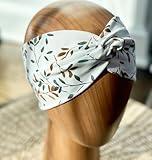 1 Pcs Spring Vines Headband Knot, Twist Womens 100% cotton, Perfect For Everyday Wear, Workouts, Travel, Accessorizing Your Favorite Spring and Summer Looks (White, Green, Brow, Twsit style)