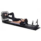 AeroPilates Reformer 4420 Plus Floor Mat - Pilates Reformer Workout Machine for Home Gym - Cardio Fitness Rebounder - Foldable - 300 lbs Weight Capacity