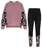 GRACE KARIN Kids Girls Sweatshirt Outfits Fall Tracksuit 2 Piece Pullover Top Leggings Sweatpants Sportsuit Size 10