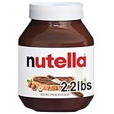 Nutella Hazelnut Spread with Cocoa for Breakfast, 35.3 oz Jar, Holiday Baking and Desserts