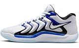NIKE KD17 Basketball Shoes (FJ9487-100, White/Black/Game Royal/White) Size 9