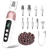 Cordless Electric Nail File Set, Professional Manicure Pedicure Kit, 10 Speed Portable Nail Drill Machine with Memory Modes, Pedicure Tools for feet, Hand Foot Care Tool for Thick Nail Toenail Cuticle