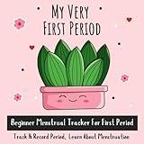 Menstrual Tracker: Educational Menstrual Cycle Book To Learn About Menstruation and To Track Period Symptoms, Mood, Blood Flow, and Energy Level - The Perfect Gift to Welcome A Young Girl To Womanhood