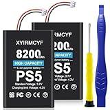 XYIRMCYF 2PCS PS5/LIP1708 Battery (2025 New Upgrade), 8200mAh New 0 Cycle High Capacity Battery for PlayStation 5 Controller CFI-ZCT1W
