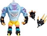 Mattel Street Sharks Action Figure with Bite & Skate Motion, Skreek Collectible Toy Inspired by 90s TV Half-Man Half-Shark Hero, 6-Inch