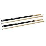 TGA Sports 48 Inch Hardwood Billiard House Cue Sticks 2-Piece Pool Cue