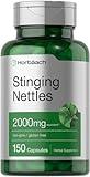 Horbäach Stinging Nettle Leaf Extract 2000mg | 150 Capsules | Non-GMO, Gluten Free Herbal Supplement
