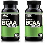 Optimum Nutrition BCAA Capsules, Keto Friendly, 1000mg, 60 Count (Pack of 2)