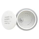 Pavilion Gift Company - I Always Wished For A Nurse Like You Keepsake Box, Ceramic Jewelry Box, Round Memento Box, Gift for Nurses, Great Gift Idea For Nurse, 1 Count (Pack of 1), 3” x 3” x 2”