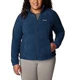 Columbia Womens Benton Springs Full Zip Fleece, Columbia Navy, Small