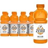 Gatorade Thirst Quencher Zero Sugar Sports Drink, Orange, 20oz Bottles, 8 Pack, Electrolytes for Rehydration