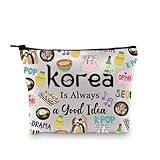 South Korea Travel Vacation Trip Souvenir Gift Bachelorette Accessory Bag (Good Idea Korea)