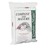 Michigan Peat 40 Pound Garden Magic Compost and Manure with Odor Free Blend and Naturally Moist and Fibrous for Lawn and Garden