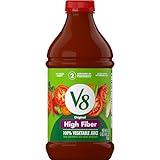 V8 High Fiber 100% Vegetable Juice, 46 fl oz Bottle