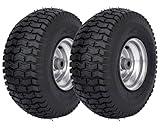 15x6.00-6 Lawn Mower Tire Riding Mower Tire and Wheel Front Tire Compatible with John Deere Craftsman Husqvarna Lawn Mower Tires Tractors Tire