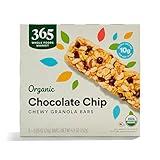 365 by Whole Foods Market, Bar Granola Chocolate Chip Organic 8 Count, 6.8 Ounce