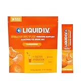 Liquid I.V.® Hydration Multiplier +Immune Support - Tangerine | Electrolyte Powder Drink Mix | 1 Pack (14 Servings)