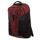 Amazing Spiderman Uniform Suit Comic Book Superhero Backpack Laptop Bag Bookbag Red