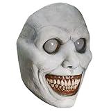 Aerkersun Scary Halloween Mask for Adults, Breathable, Realistic and Durable Natural Latex Smiling Demon Mask for Cosplay and Halloween Party