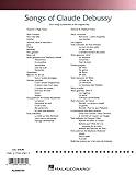 Songs of Claude Debussy, Vol. 1: High Voice- The Vocal Library (Schirmer's Library of Musical Classics)