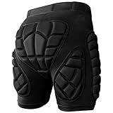 Cienfy 3D Hip Protection Eva Butt Pads Protective Padded Shorts Crash Pad Impact Gear for Skiing Skating Snowboarding Skateboarding (Medium)