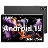 ApoloMedia 11" Tablet, 2025 Android 15 with Octa-core Processor, 8GB RAM+128GB ROM(1TB Expandtion), 7000mAh Battery, HD IPS Large tableta,WiFi 6&BT5.0, Support GMS (Case not Included)