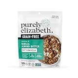 Purely Elizabeth Vanilla Almond Butter Keto Granola, Made with Nuts and Seeds, Grain-Free, Gluten-Free, Non-GMO (8oz Bag)