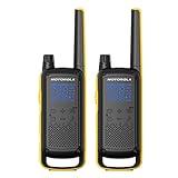 Motorola Solutions Talkabout T475 Extreme Two-Way Radio Black W/Yellow Rechargeable Two Pack