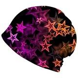 JoUbi Beautiful Star Women's Slouchy Beanie Hat Cute Turban Hats Cancer Headwear Caps Baggy Skull Sleep Scarf