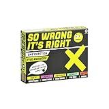 Format Games So Wrong It's Right Party Game - Mind-Bending Trivia Fun with a Twist! Fun Family Game for Kids & Adults, Ages 14+, 3+ Players, 60-90 Minute Playtime, Made