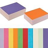 100 Pack Colorful Thick Paper Cardstock Blank Colored Cards Stock for Invitations, Greeting Cards Making, Postcards, Photos, 250GSM Thick Paper Colorful,2x3.5 Cardstock