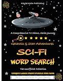 SCI-FI WORD SEARCH: Unofficial Collection - Science Fiction TV Shows, Series Journey - Large Print Word Find for Adults, Teens, Kids, Seniors - Eye Strain Relief - Big Puzzle Book for Ideal Gift