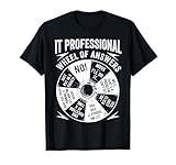 IT Professional Geek Wheel Of Answers Information Technology T-Shirt