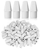 Mr. Pen- White Pencil Top Erasers, 120 pcs, Eraser Caps for Pencils, White Pencil Head Erasers for Pencils Tops