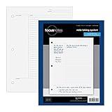 Oxford FocusNotes Note Taking System Filler Paper, 8.5 x 11 Inch, 3-Hole Punched, White, 100 Sheets (62354)