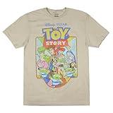 Disney Men's Toy Story 4 Character Adult Short Sleeve T-Shirt (X-Large)