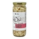 Lara’s Pickled Garlic in Jar (16 fl oz) - Crunchy and Mild Flavor - Long Shelf Life - Versatile - Crunchy Pickled Garlic - Pickled Garlic Cloves - Canned Garlic