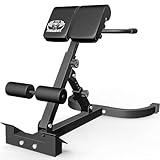 Houbos Hyper Back Extension Roman Chair Multi-Functional Adjustable Ab Sit Up Bench