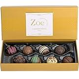 CRAVINGS BY ZOE Chocolate Truffle Gift Box | 8 Count | Assorted Gourmet Milk & Dark Chocolate Candy Food Gift Basket Christmas, Birthday, Get Well, Holiday, Thank You Men Women Mom Dad Family Him Her