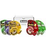 Scotch Magic Tape with Dispenser and Boxed Refills, Variety Pack, Assorted Sizes